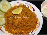 Tawa Pulao (Stir fry Rice Pilaf with veggies)