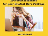 10 Italian Essentials for your Student Care Package