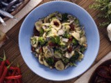 Orecchiette with Anchovies, Broccoli & Sundried Tomatoes