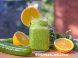 3 Ingredients Green Juice to fight the cold