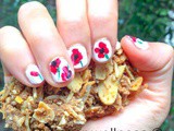 Anzac Day Poppy Nail Art