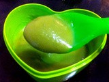 Green Bean and Apple Puree for babies