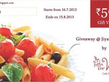 Giveaway event @Jiya's Delicacy