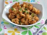 Hot And Sweet Cauliflower Curry (Come on - Lets Cook buddies ) Entry 22
