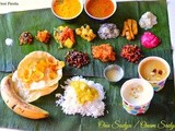 Ona Sadya Recipes | Kerala Recipe| Kerala Lunch Menu