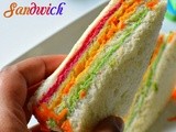 Rainbow Sandwich Recipes | Breakfast Sandwich|Picnic Sandwich Recipe