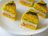 Sandwich Dhokla Recipe | Triple Decker Dhokla - Dhokla Recipe
