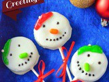 Snowmen Oreo Pops Recipe | Easy Oreo Pops | Kids friendly Treats