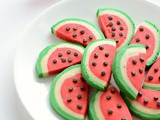 Watermelon Cookie Recipe | Watermelon Shaped Cookie