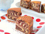 Zebra Cake| Eggless Zebra Cake Recipe