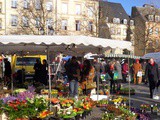 Le marché de Luxembourg-ville en hiver