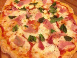 Pizza Party: Zucchini Goat Cheese Pizza and Pizza Margherita with Proscuitto