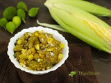Kantoli Corn Rassa Bhaji Recipe in Marathi | Kartule Patal Bhaji