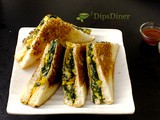 Spinach Corn Sandwich-Video Recipe | Sandwitch Recipes