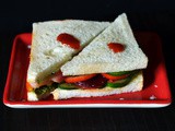 Veg Sandwich Recipe | Vegetable Sandwich