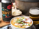 Elote Beer and Bacon Corn Chowder