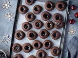 Chocolate Cherry Thumbprint Cookies (Vegan)