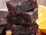 Chocolate Orange Brownies (vegan)