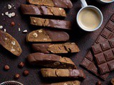 Coffee Hazelnut Biscotti (vegan)