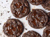Double Chocolate Almond Cookies (Vegan)