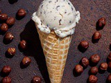 Hazelnut Stracciatella Ice Cream (vegan)