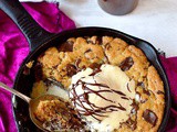 Mini Nutella Stuffed Chocolate Chunk Skillet Cookie For Two