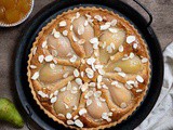 Pear, Ginger and Almond Tart (vegan)