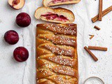 Plum And Marzipan Bread (vegan)