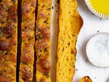 Pumpkin Focaccia (vegan)