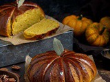 Pumpkin Shaped Pumpkin Bread (vegan)