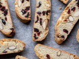 Vegan Biscotti With Almonds And Cranberries