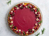 Vegan Cranberry Curd Tart