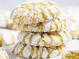 Vegan Lemon Crinkle Cookies