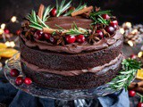 Vegan Mulled Wine Chocolate Cake