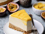 Vegan Passion Fruit Cheesecake