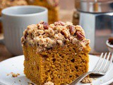 Vegan Pumpkin Crumb Cake