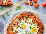 Vegetarian Breakfast Pizza