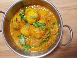 Dum Aloo Recipe | Potatoes in Tomato & Yoghurt Gravy