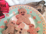 Healthier high fiber gingerbread cookies