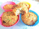 Low carb, cheese, herb and courgette cups