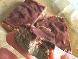 Plant based, peanut butter protein bars