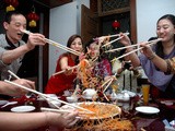 Lo Hei! Toss It High and Welcome The Year of the Earth Pig at Xin Tian Di