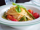 Spaghetti con Fagiolini e Pomodorini