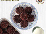Eggless Chocolate Muffins Recipe | How to make eggless chocolate muffins at home | (eggless chocolate cupcake recipe)