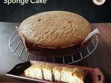 Eggless Sponge Cake Recipe How to make Eggless Sponge Cake