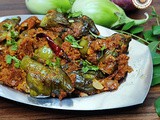 Gutti Vankaya Curry Recipe | How to Gutti Vankaya Curry | (Andhra style stuffed brinjal curry)