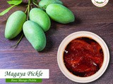 Magaya Pickle Recipe Sun dried Raw Mango Pickle How to make Magaya pickle Recipe