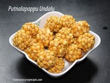 Putnalapappu Undalu Recipe How to make Laddu with Roasted Bengal Gram
