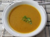 Roasted Red Pepper and Pumpkin Soup Recipe How to make Roasted Red Pepper and Pumpkin Soup