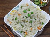 Veg Fried Rice Recipe | How to make veg fried rice | (simple lunch box recipe)